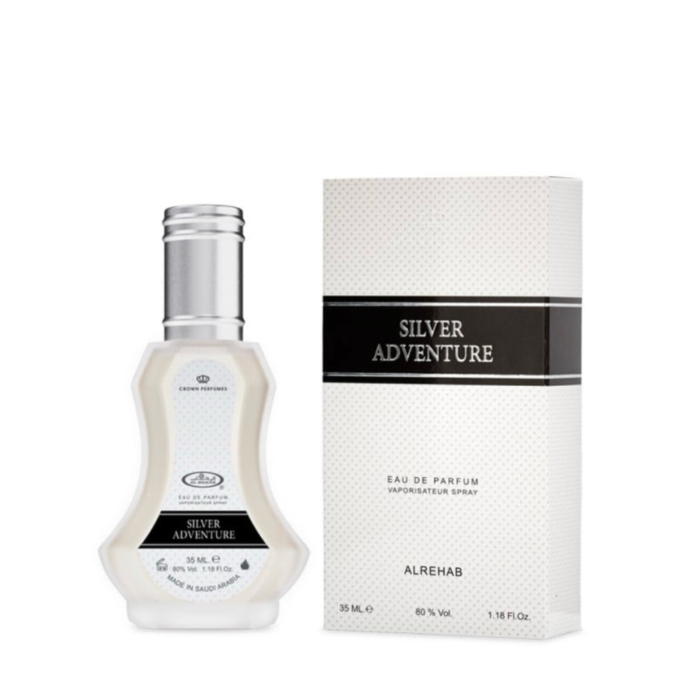 Rehab Silver Adventure Eau de Parfum for Men - Silver